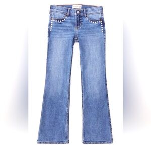 Abercrombie kids low rise bootcut jeans, medium wash, size 7/8…great condition!
